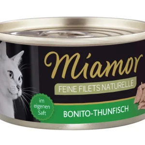 Sparpaket 24 x 80 g Miamor Feine Filets Naturell Bonito-Thunfisch Katzen Nassfutter Sofort Bestellen
